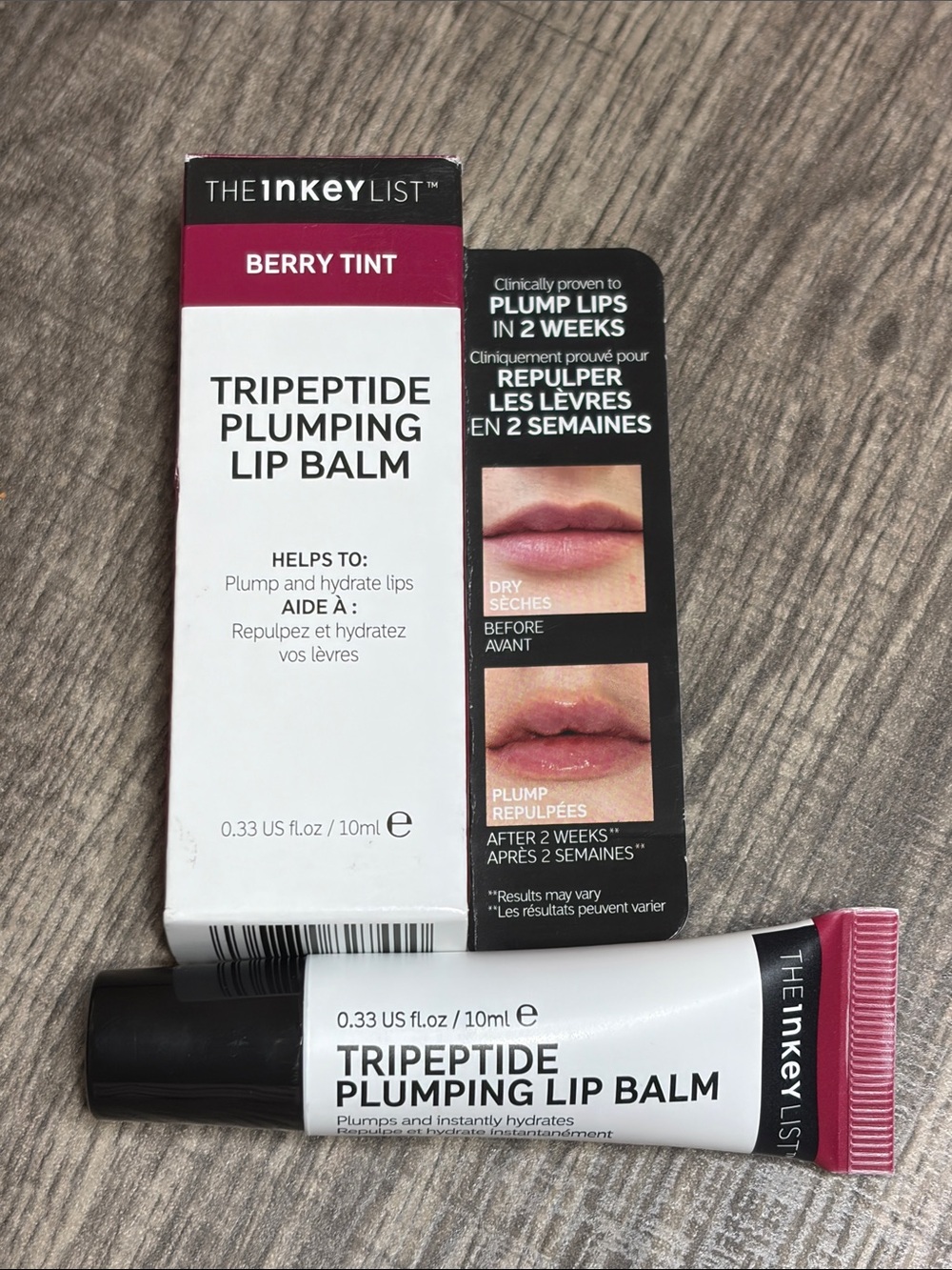 🍍5 for $30🍍The Inkey List Berry Tint Tripeptide Plumping Lip Balm
